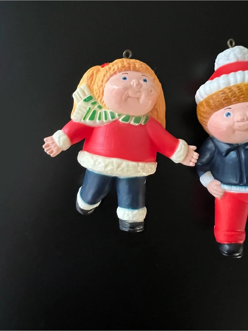 Vintage cabbage patch Christmas ornaments